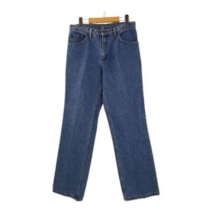 Vintage Baleno Women's High Waist Straight Leg Blue Jeans Size 32 Classic Denim